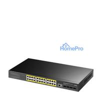 24-port switch CUDY GS5024PS4-400W (Managed, PoE)