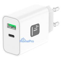 Techly IPW-USB-30WACG mobile device charger Universal White AC Fast charging Indoor