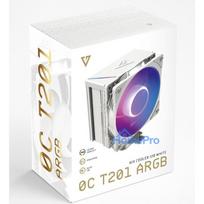 MODECOM Volcano 0C T201 ARGB Processor Air cooler 12 cm White
