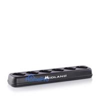 Midland Multiple Charger for 6 PMR Midland BR02 radio stations, 230V - 5V 3.5A