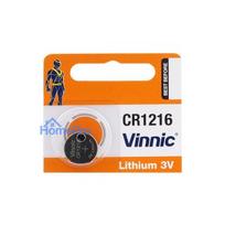 CR1216 baterijas 3V Vinnic litija CR1216 iepakojumā 1gb.