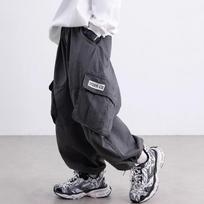 Boy S Fleece Lined Cargo Pants Winter Thick Warm Kids Trousers 150cm pilka