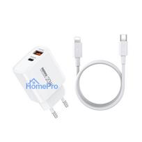 Charger Remax RP-U120 20W USB-C / USB-A + USB-C to Lightning cable 1.0m white