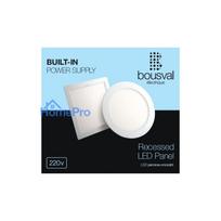 LED light panel. Round shape 12W 4000K 168x29 with built-in power supply