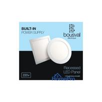 LED light panel. Round shape 12W 3000K 168x29 with built-in power supply