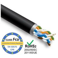 LAN Computer network cable, FRONTLINE, CAT5E FTP, for outdoor installation, 305m ( DK-O-F5E )