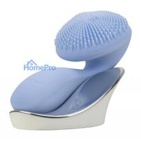 Facial Cleansing Brush - Humanas Magna Wave Sonic, Waterproof, Rechargeable, Blue
