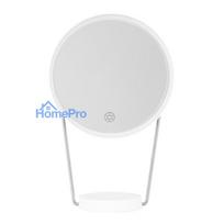 Makeup Mirror - Humanas HS-ML01 LED Lighting, 180 Degree Adjustable, Rechargeable White