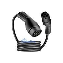 LogiLink Elektroauto Ladekabel / electric car charging cable Typ 2 22kW 3P 32A 5m Black + Tasche