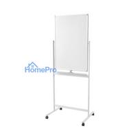 Dry Erase Whiteboard, mobile, double-sided, metal, 60x90cm