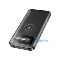 Logilink Mobile Power Bank, LiPo, 10.000 mAh, wireless charging, black