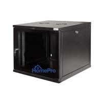 19" Wallmount SOHO Box 12U 540*550, flatpack, black