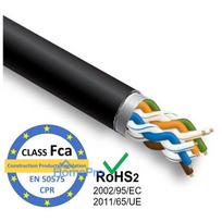 Computer network cable, STEINMARK, CAT5E FTP, for indoor / outdoor installation, moisture-resistant with gel, 305m