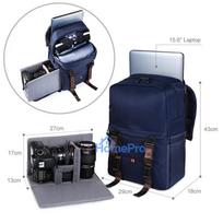 Camera Backpack - KF Concept Classic 840D Nylon Weatherproof Dark Blue