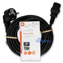 Nedis CEGL10000BK50 power cable Black 5 m CEE7/7 C13
