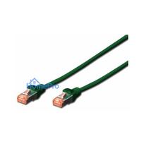 DIGITUS CAT 6 S / FTP patch cable, 10 pieces, 2m, green