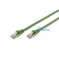 DIGITUS CAT 6A S / FTP Patch Cable, PUR (TPU), 15m, Green
