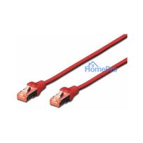DIGITUS CAT 6 S / FTP savienojuma kabelis, 10 gab., 3m, red