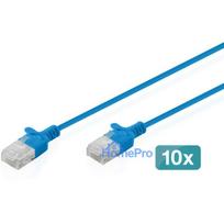 Digitus Patchcord Slim Cat.6 U / UTP LSZH 5m Blue 10 pcs. (DK-1618-050S-B-10)