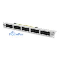 DIGITUS Patch panel 1U 50x RJ45 LSA Grey
