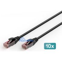 Ethernet cable CAT6 U-UTP Outdoor 10X 3M Black (DK-1617-030-OD-10)