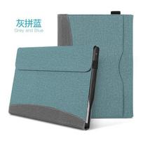 Universal Leather Case Surface Pro 12 11 10 9 8 7 6 5 4 Go 3 2 1 With Full Protection Portability Surface Go 1/2/3/4 Compatible gray