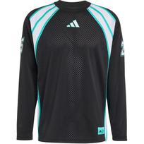 adidas x Mercedes - AMG Petronas Formula One Team Las Vegas LongSleeve T-Shirt Asia Sizing 'Black White' Men's KG4788 XL black