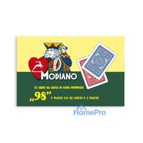Modiano 98 Poker Cards 2 Decks Set (Red Blue)