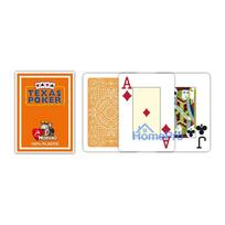Modiano Texas Poker Hold Em Jumbo Index Playing Cards (Orange)