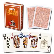 Modiano Texas Poker Hold Em Jumbo Index Playing Cards (Brown)