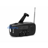 Vakoss FM-3660K FM / AM Emergency Radio with Dynamo / Flashlight / Power Bank / Solar Panel
