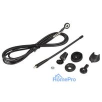 Roof antenna 0.36m am, fm, dab rubber mast universal 2.1m