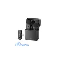 BOYA Microphone Wireless BY-V3 2.4GHz with 2 transmitters and 1 receivers (Lightning) Black EU