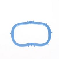 Dental Foldable Frame Plastic Rubber Dam Sheets Bracket For Dental Operation 134℃ Oral Barrier Tools Dentistry Instrument mėlyna