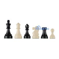 Chess Piece Set - DGT Plastic Chess Pieces 86 mm, 32 Pieces, Netherlands