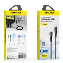 USB cable Awei CL-182i USB-C to Lightning 1.0m white