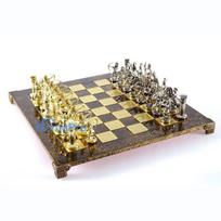 Archers Metal Chess Set with 44cm Chessboard Manopoulos