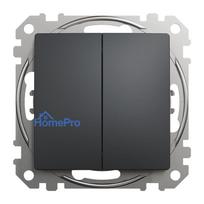 Switch Schneider Sedna Design, 2, anthracite