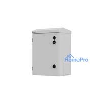 Lanberg WAH1-3450-00S 10" wall-mounted Rack cabinet hermetic IP55 for wall / pole mounting 340x250x500 grey (assembled)