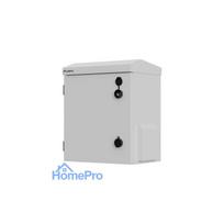 Lanberg WAH1-3240-00S 10" wall-mounted Rack cabinet hermetic IP55 for wall / pole mounting 320x220x400 grey (assembled)