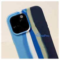 Evelatus Apple iPhone 14 Pro Max Silicone case Multi-Colored Blue