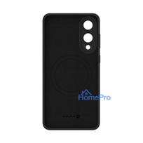Evelatus Samsung Galaxy S25 Edge Premium Magnetic Soft Touch Silicone Case Black