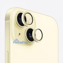 Evelatus Apple iPhone 15 / 15 Plus Camera Lens Protector Armor Yellow