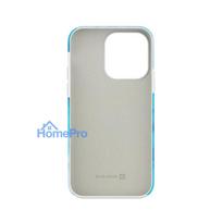 Evelatus Apple iPhone 14 Pro Premium Silicone case Customized Print Blue