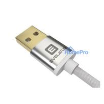 Evelatus Universal Data cable Micro USB EDC02 dual side gold plated connectors White