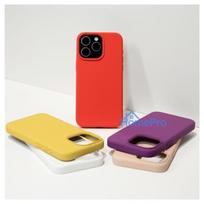Evelatus Apple iPhone 14 Max 6.7 Premium Soft Touch Silicone Case Light Pink