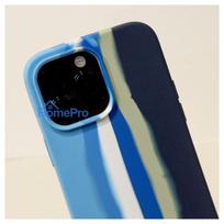 Evelatus Apple iPhone 14 Pro Silicone case Multi-Colored Blue