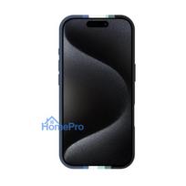 Evelatus Apple iPhone 16 Pro Max Multi-Colored Silicone Case With MagSafe Aura Blue