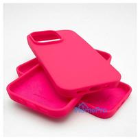 Evelatus Apple iPhone 14 Pro 6.1 Premium Soft Touch Silicone Case Rosy Red