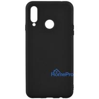 Evelatus Samsung Galaxy A20s Nano Silicone Case Soft Touch TPU Black